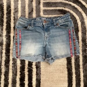 Cat and Jack Embroidered Jean Shorts